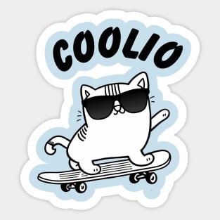 Coolio, Rad Cat Sticker
